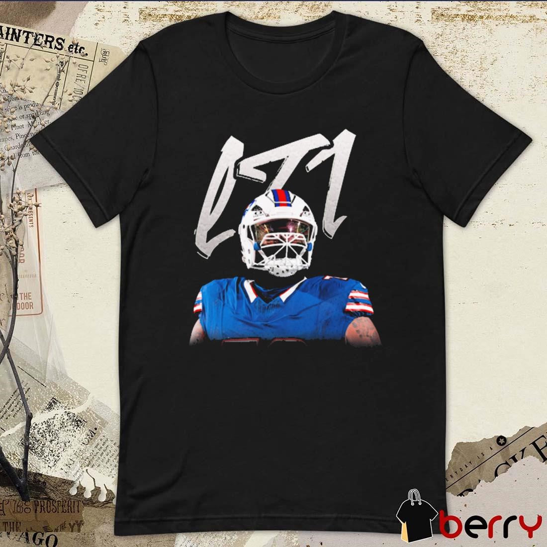 Dion Dawkins LT1 Buffalo Bills NFL Shnow Gear Portrait Graphic t-shirt