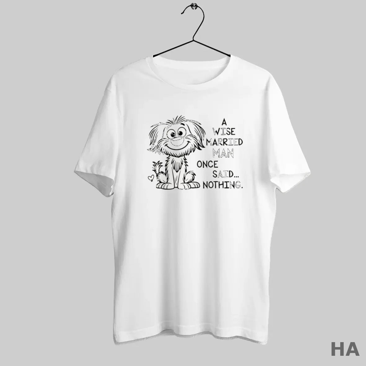 Official Dog A Wise Married Man Once Said Nothing
