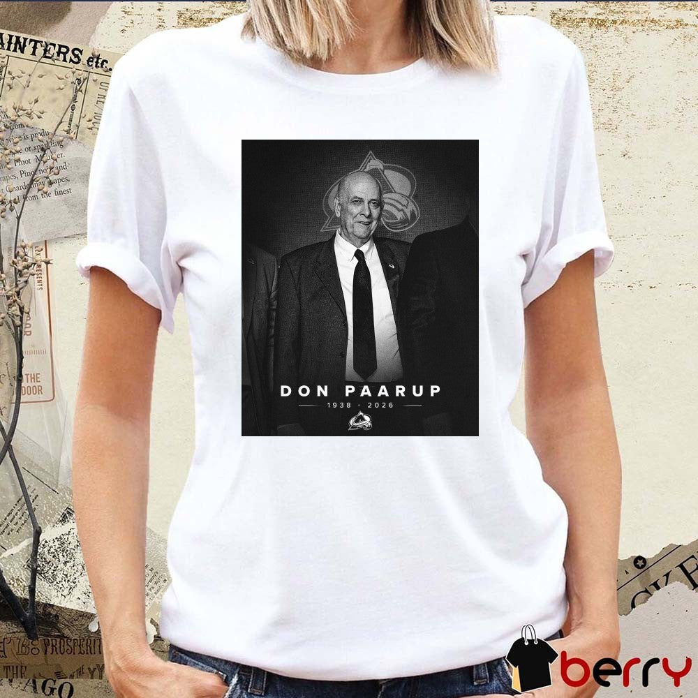 Don Paarup 1938 – 2026 Colorado Avalanche Poster t-shirt