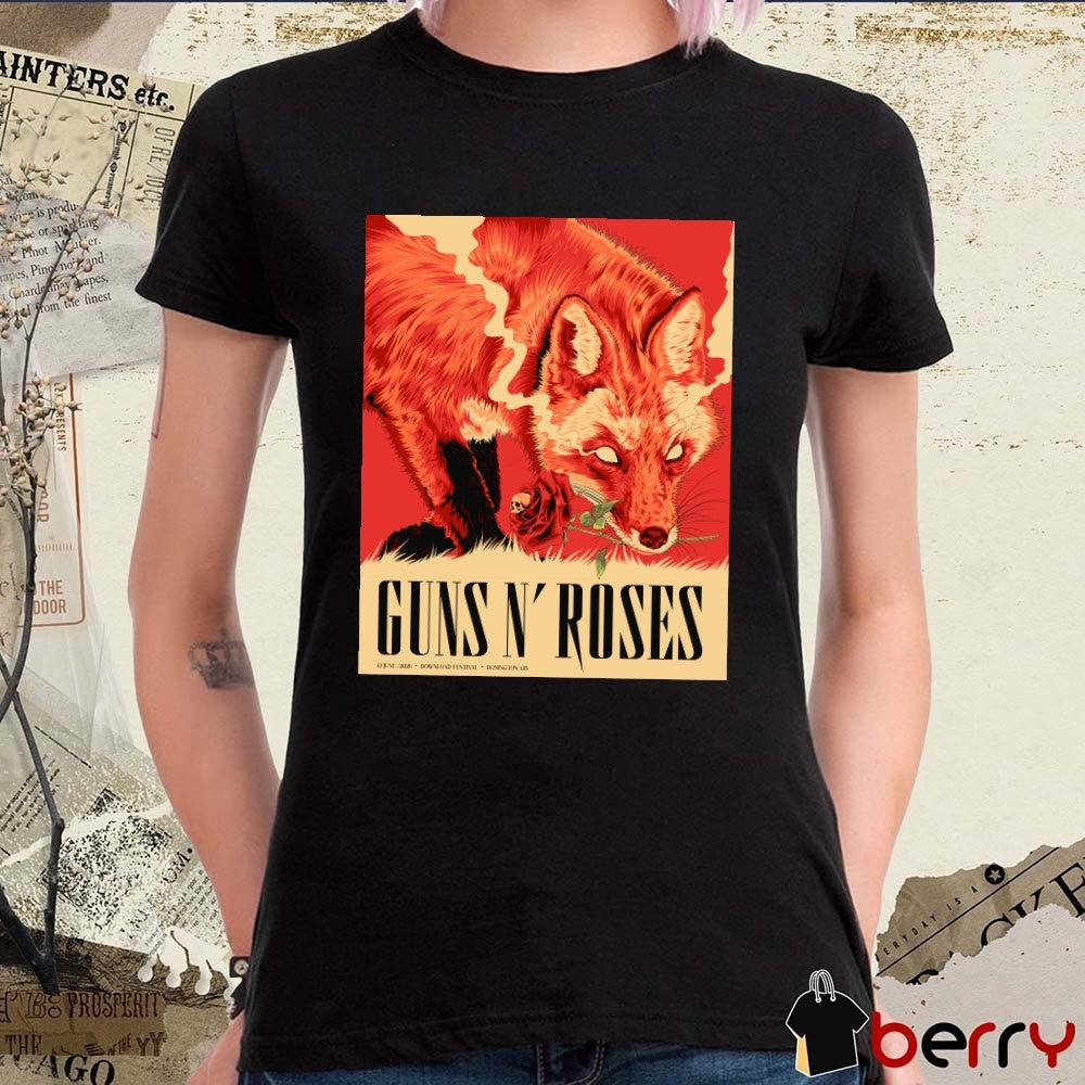 Download Festival Guns N’ Roses June 13 2026 Donington GB Poster t-shirt