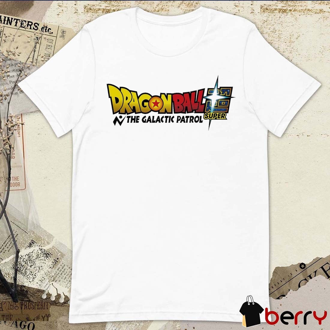 Dragon Ball Super The Galactic Patrol Anime Logo t-shirt