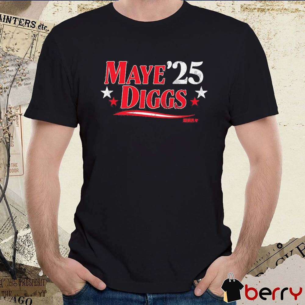 Drake Maye-Stefon Diggs ’25 New England Patriots NFL t-shirt