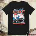 Drive Left Vote Right Donald Trump Make America Great Again 45 47 Old Row 2014 USA Racing t-shirt