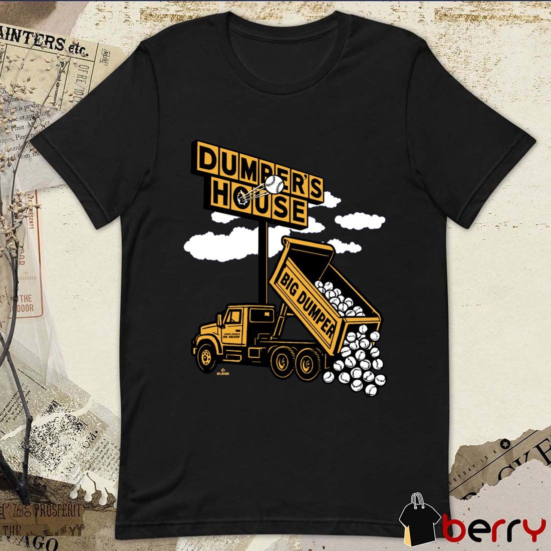 Dumper’s House 2025 ATL Derby Champ Cal Raleigh Big Dumper Seattle Mariners MLBPA t-shirt