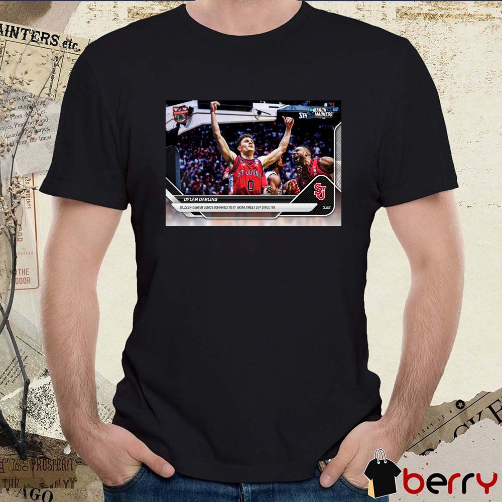 Dylan Darling – Buzzer-Beater Sends Johnnies To 1st NCAA Sweet 16 2025-26 Bowman U NOW Basketball Card t-shirt