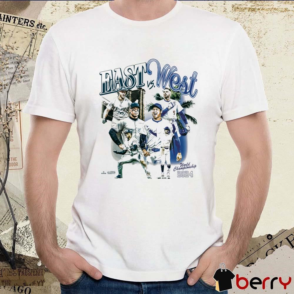 East New York Yankees vs. West Los Angeles Dodgers Heavyweight Showdown World Championship 2024 t-shirt