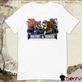 Edmonton Oilers Vs Los Angeles Kings 2025 Stanley Cup Playoffs Western Conference Quarter Finals Mascot t-shirt