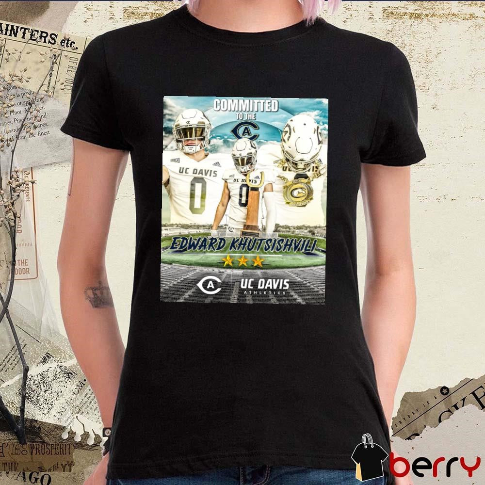 Edward Khutsishvili Committed To The UC Davis Athletics Poster t-shirt
