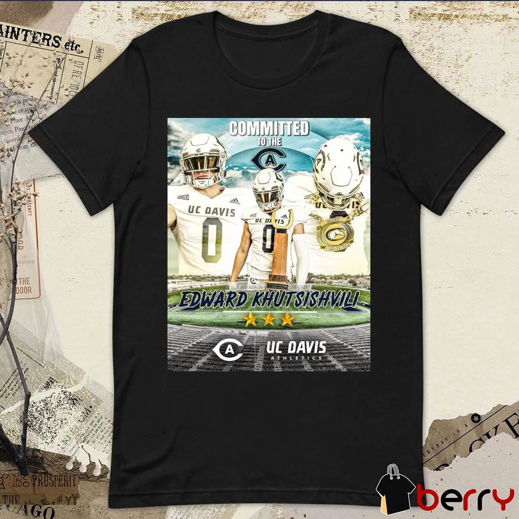 Edward Khutsishvili Committed To The UC Davis Athletics Poster t-shirt