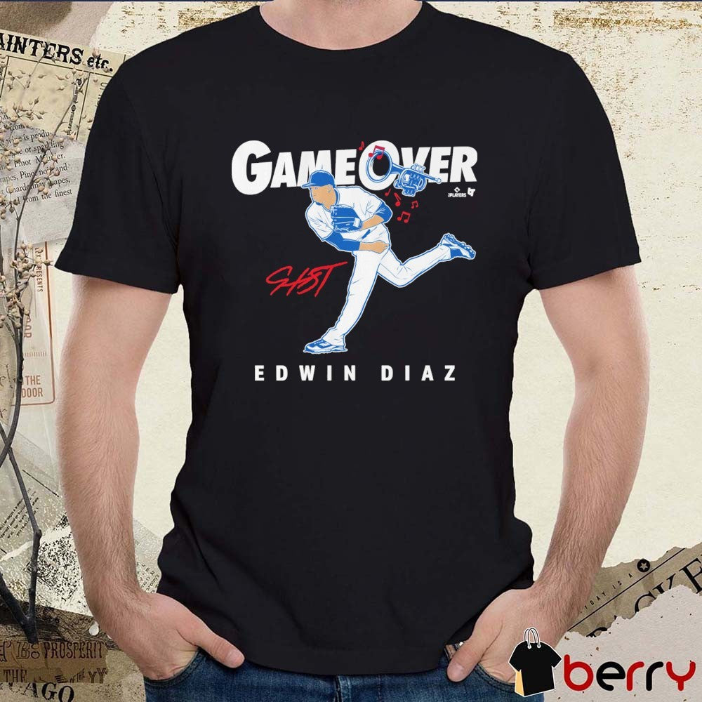 Edwin Diaz Game Over Los Angeles Dodgers Signature t-shirt