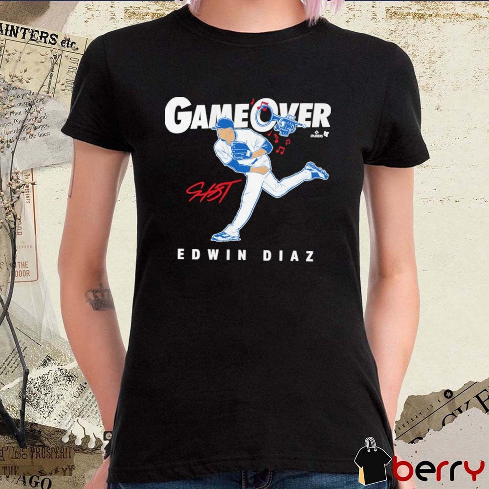 Edwin Diaz Game Over Los Angeles Dodgers Signature t-shirt