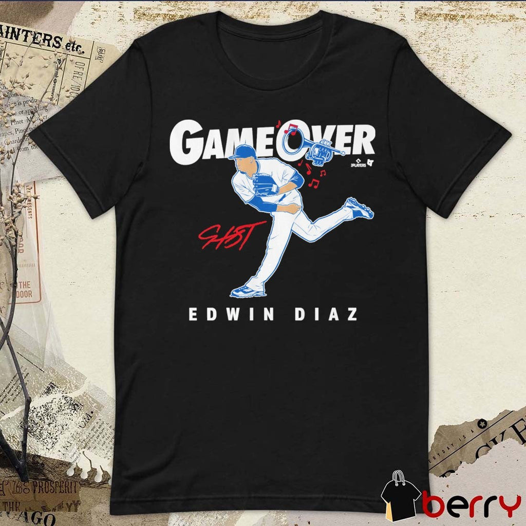 Edwin Diaz Game Over Los Angeles Dodgers Signature t-shirt