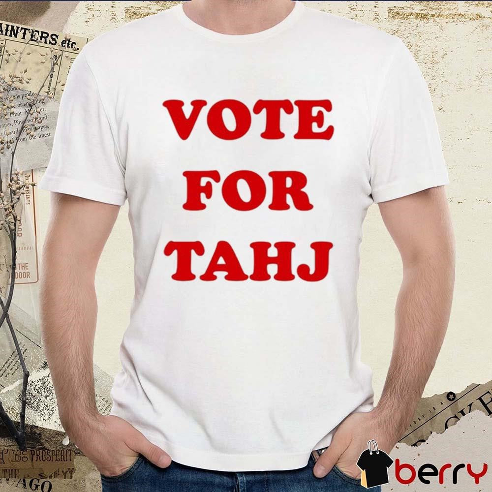 Efren Ramirez Wearing Vote For Tahj t-shirt