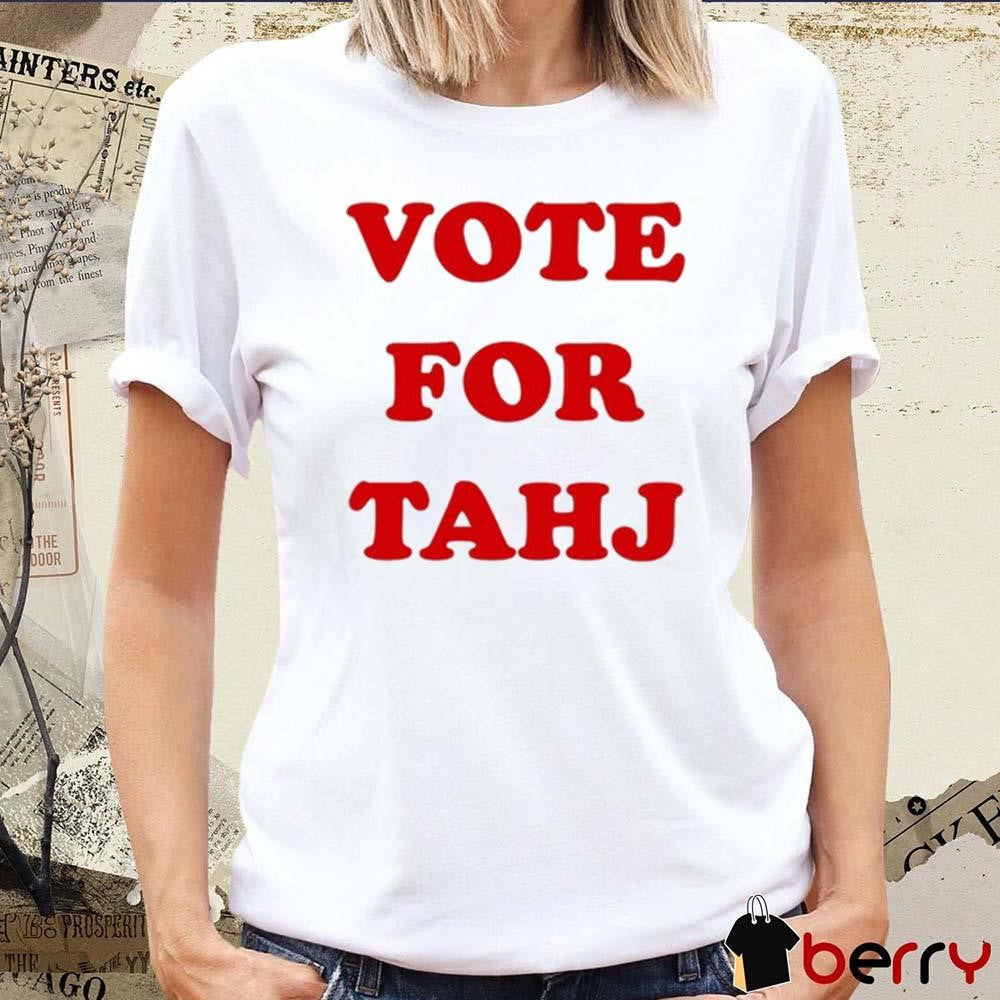 Efren Ramirez Wearing Vote For Tahj t-shirt