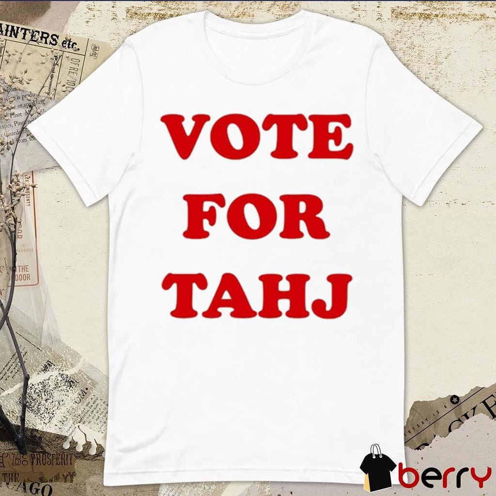 Efren Ramirez Wearing Vote For Tahj t-shirt