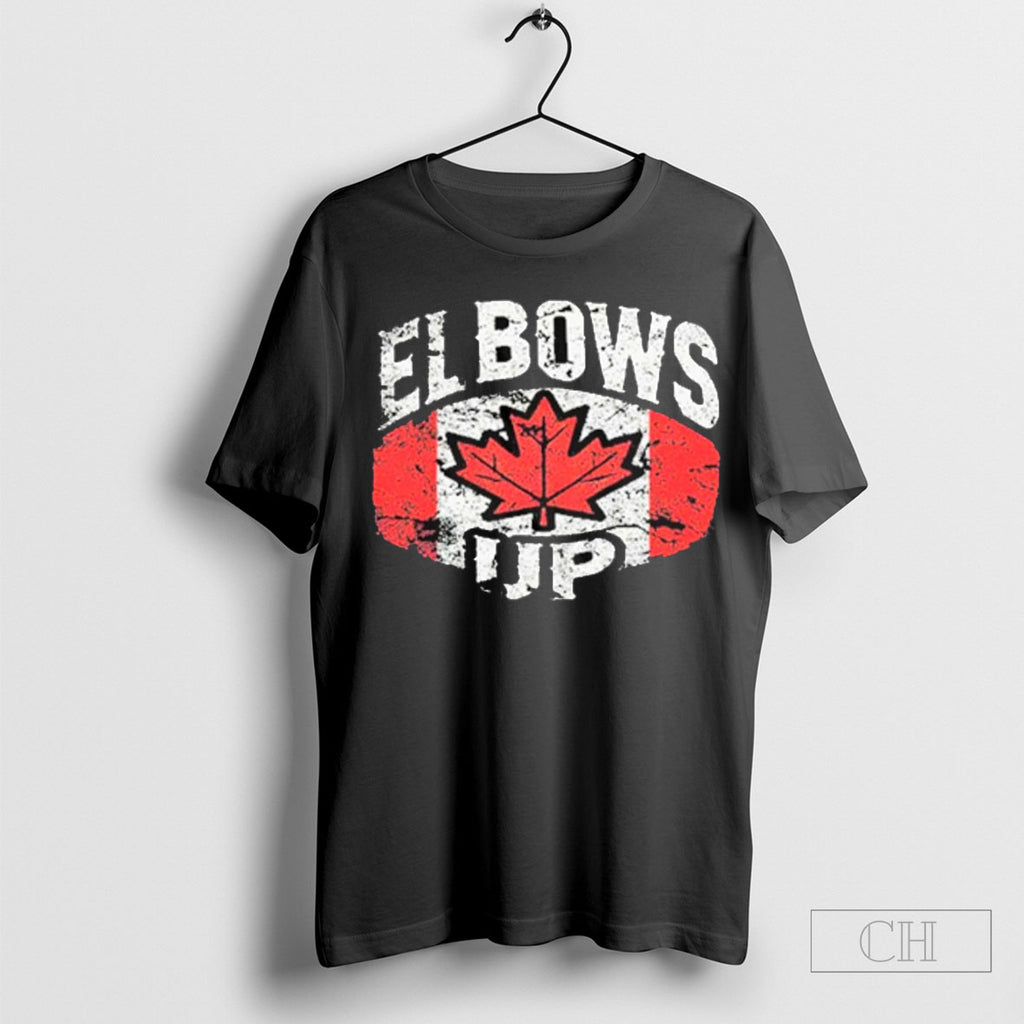 Official Elbows Up Canada Distressed Canadian