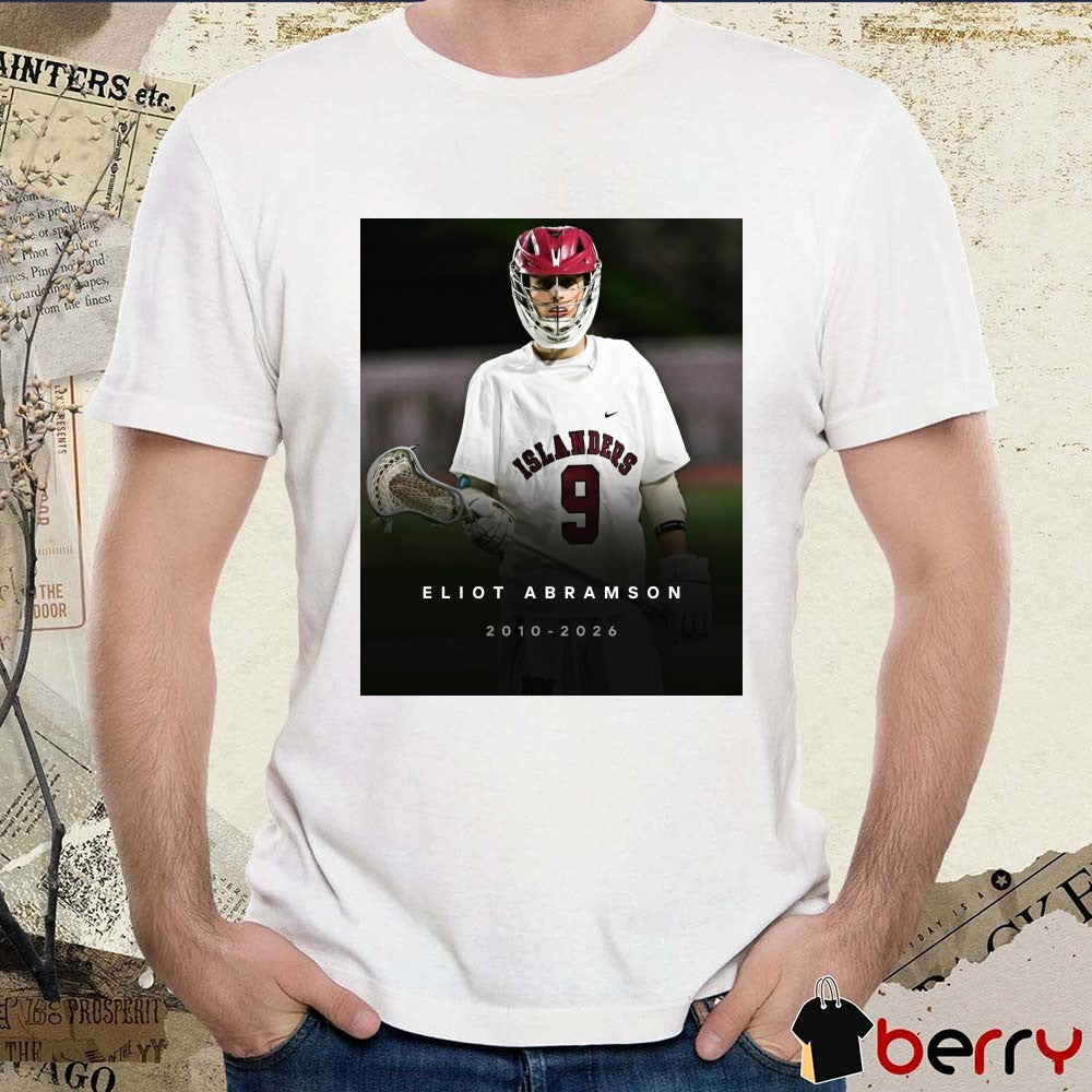 Eliot Abramson 2010 – 2026 Mercer Island Lacrosse Poster t-shirt