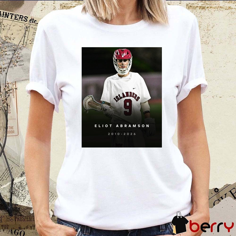 Eliot Abramson 2010 – 2026 Mercer Island Lacrosse Poster t-shirt