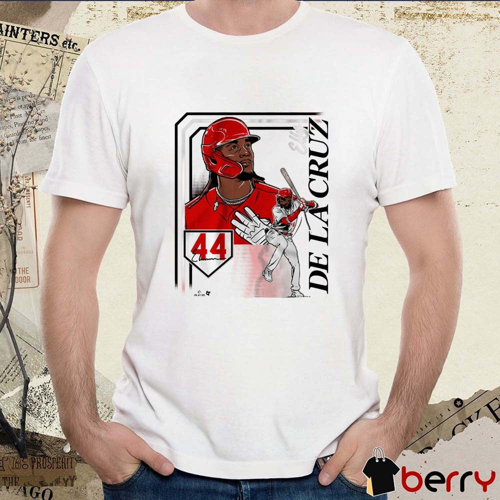Elly De La Cruz 44 Collage Frame Cincinnati Reds MLB Signature t-shirt