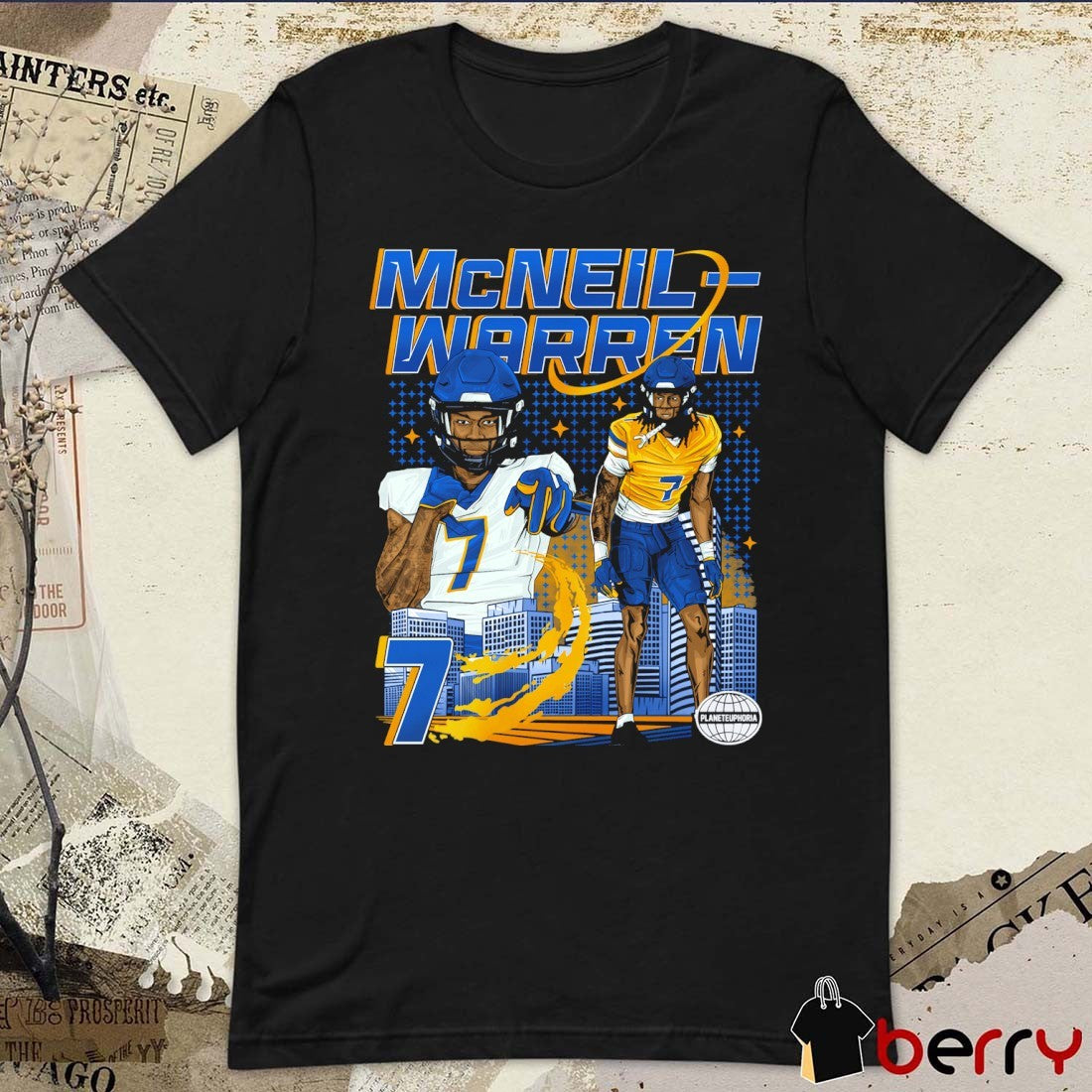 Emmanuel McNeil-Warren Toledo Rockets Planet Euphoria Artwork t-shirt