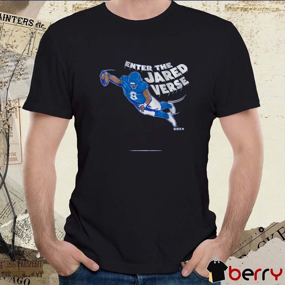 Enter the Jared Verse Los Angeles Rams Football NFL Graphic t-shirt
