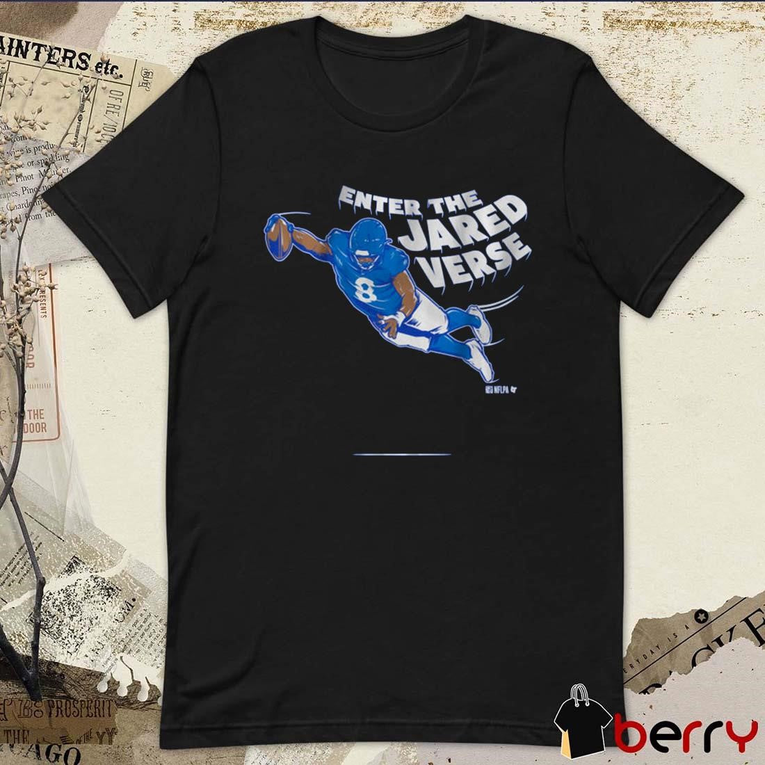 Enter the Jared Verse Los Angeles Rams Football NFL Graphic t-shirt
