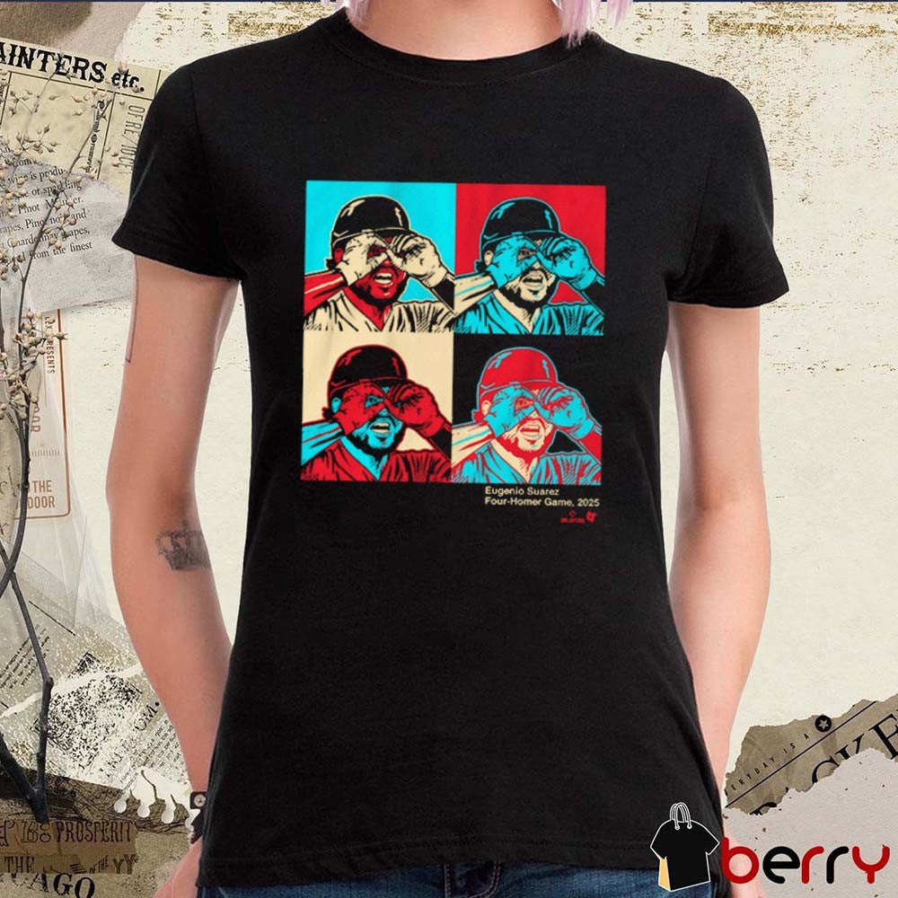 Eugenio Suarez Four-Homer Game 2025 Arizona Diamondbacks MLB t-shirt