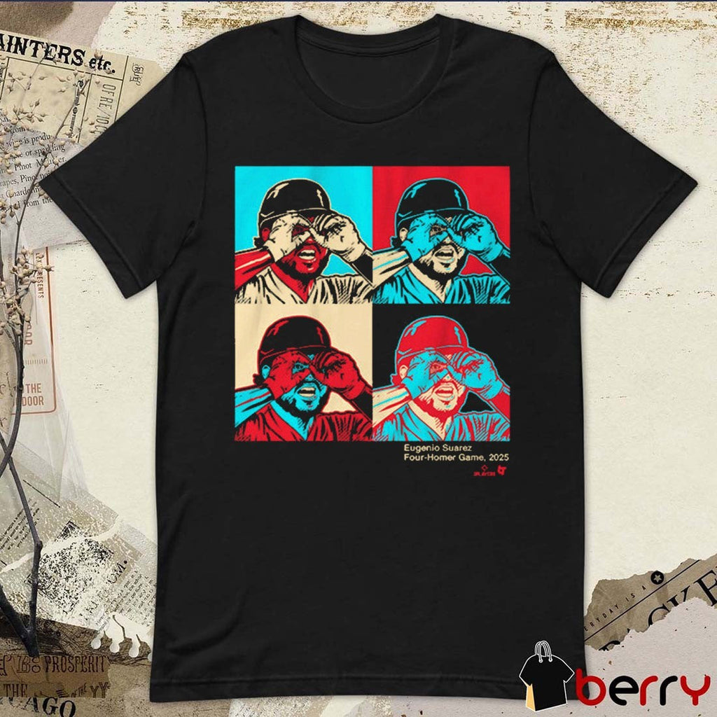 Eugenio Suarez Four-Homer Game 2025 Arizona Diamondbacks MLB t-shirt