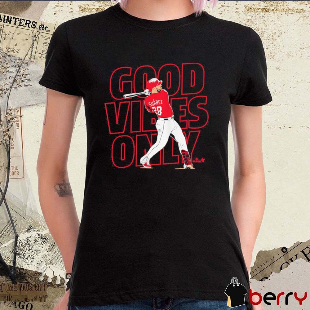 Eugenio Suarez Good Vibes Only Cincinnati Reds MLB t-shirt