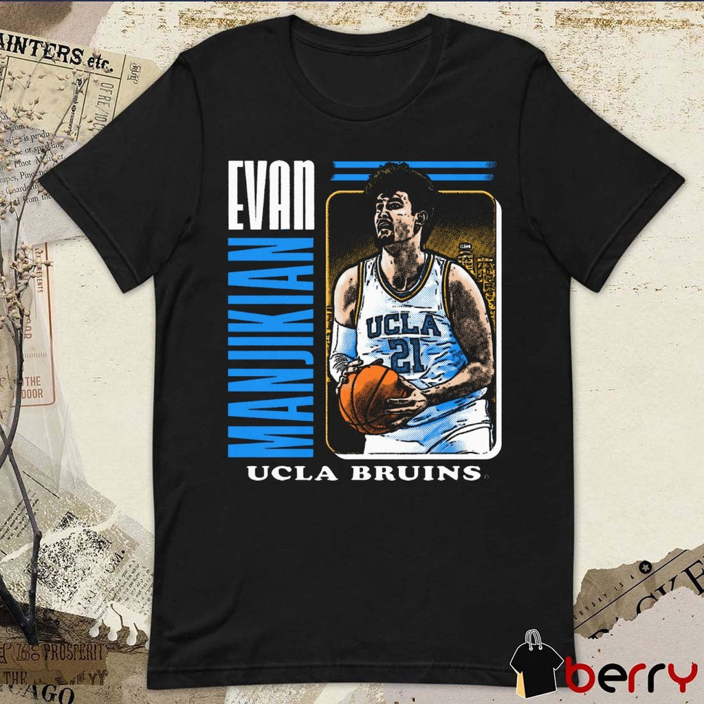 Evan Manjikian UCLA Bruins basketball NCAA March Madness 2025 Painting t-shirt