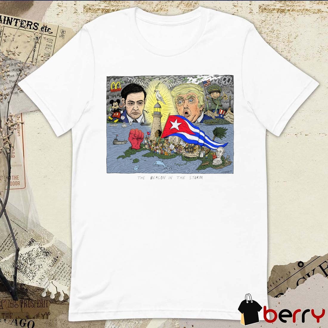 Evin Collis The Beacon In The Storm – Todos Por La Revolucion 2026 t-shirt