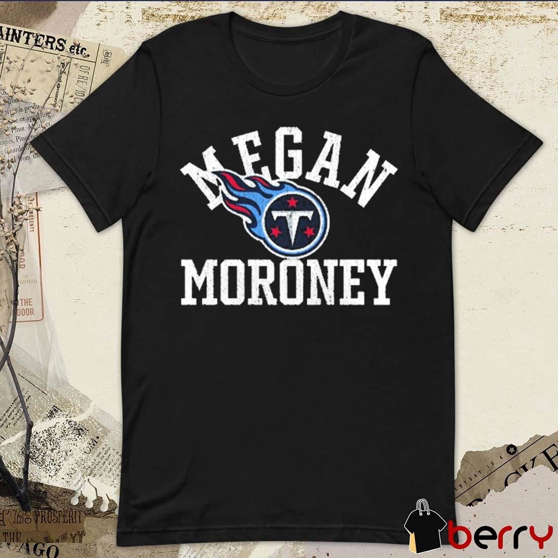 Exclusive Megan Moroney X Tennessee Titans Varsity Block New t-shirt