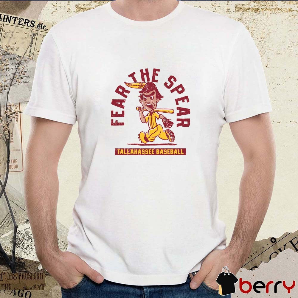 FL Fear The Spear Tallahassee Retro Baseball t-shirt