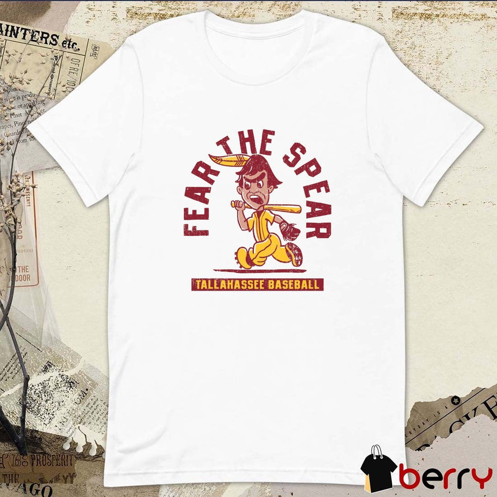FL Fear The Spear Tallahassee Retro Baseball t-shirt