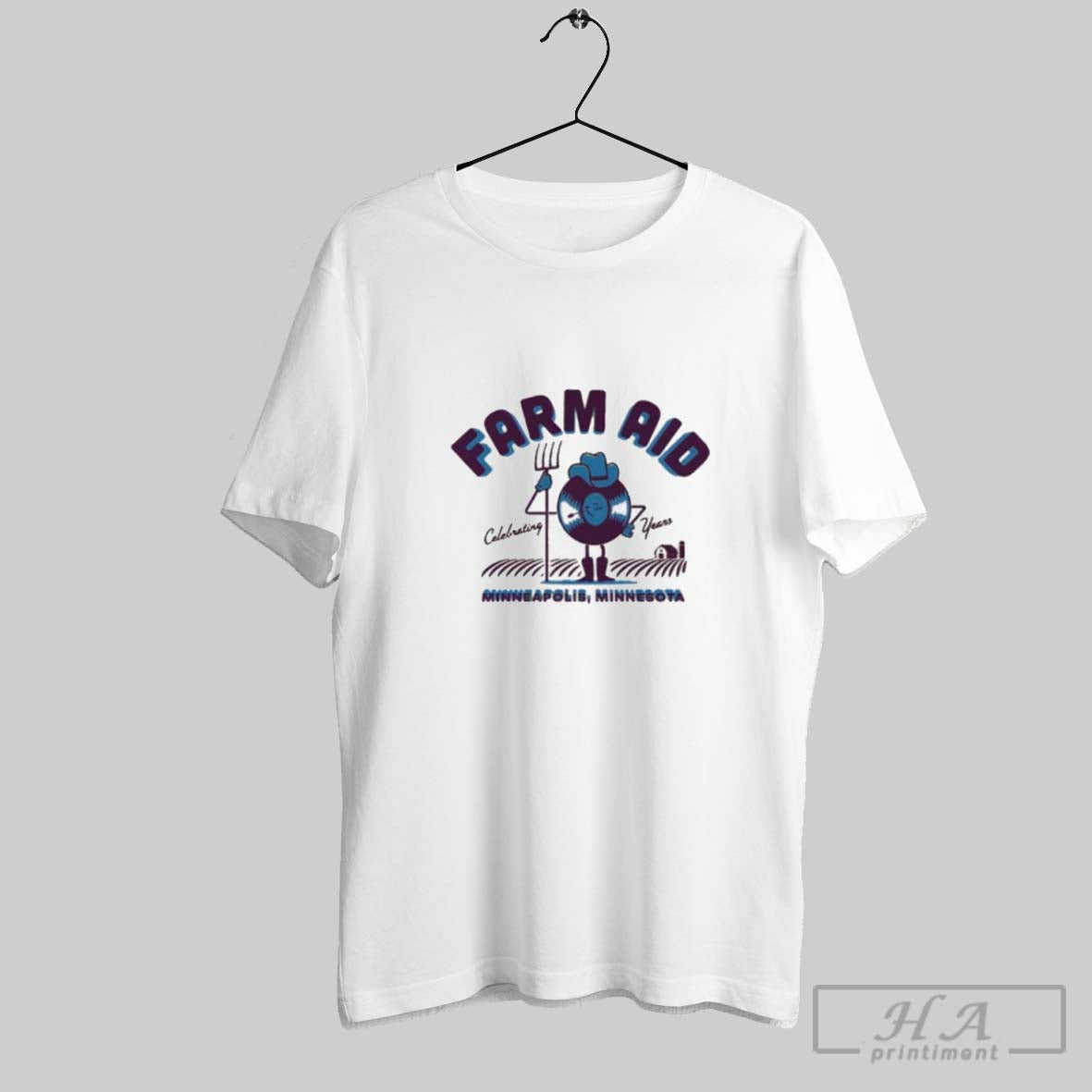 Official Farm Aid 40 Record Dude