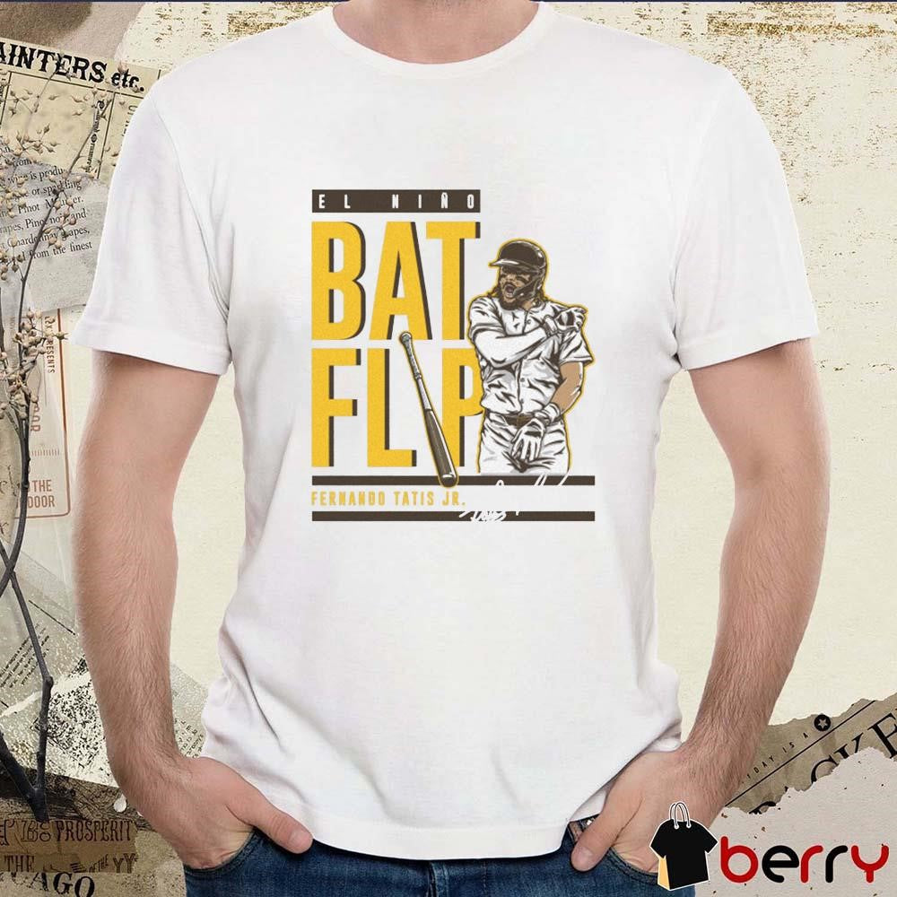 Fernando Tatis Jr. San Diego Padres Bat Flip Signature t-shirt