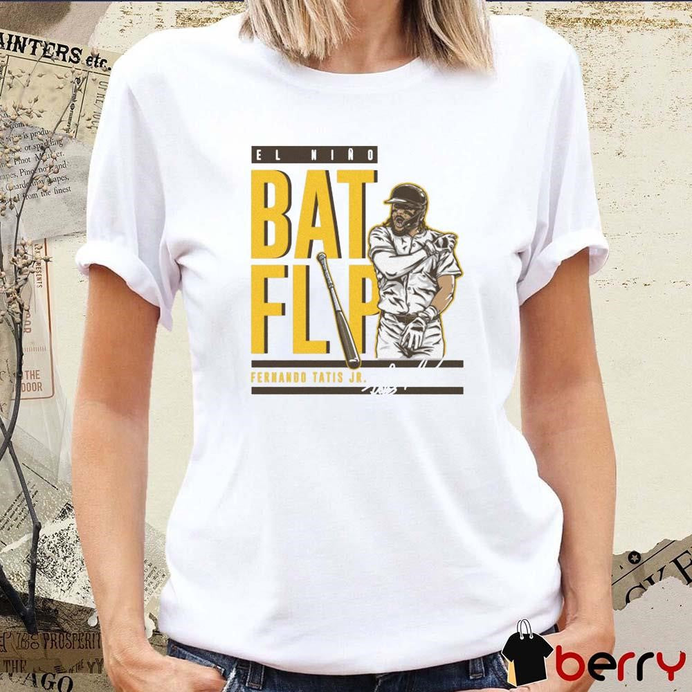 Fernando Tatis Jr. San Diego Padres Bat Flip Signature t-shirt
