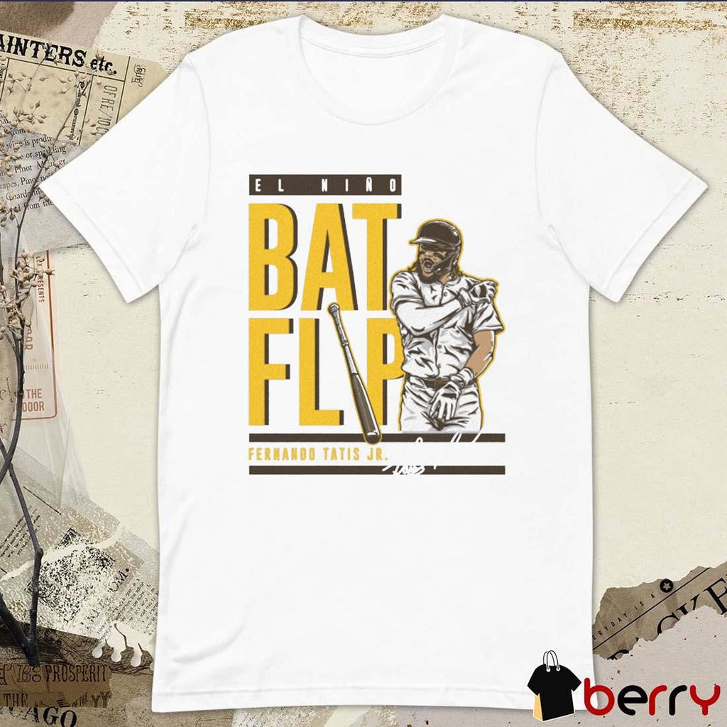 Fernando Tatis Jr. San Diego Padres Bat Flip Signature t-shirt