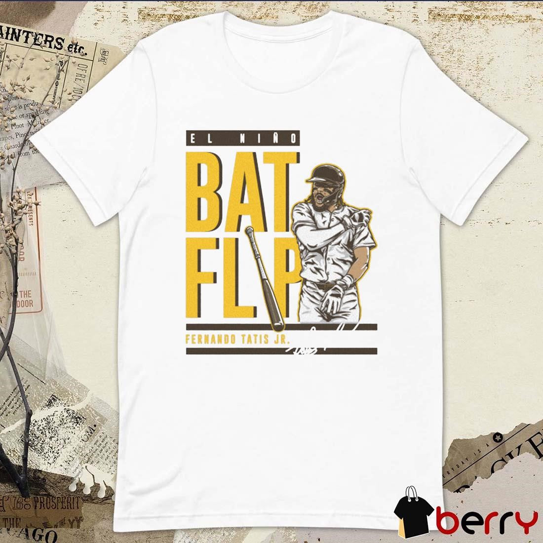 Fernando Tatis Jr. San Diego Padres Bat Flip Signature t-shirt