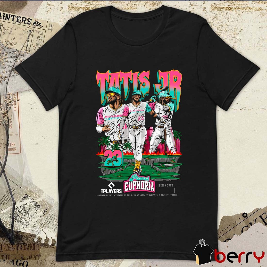 Fernando Tatis Jr. V3 2026 San Diego Padres Planet Euphoria Art t-shirt