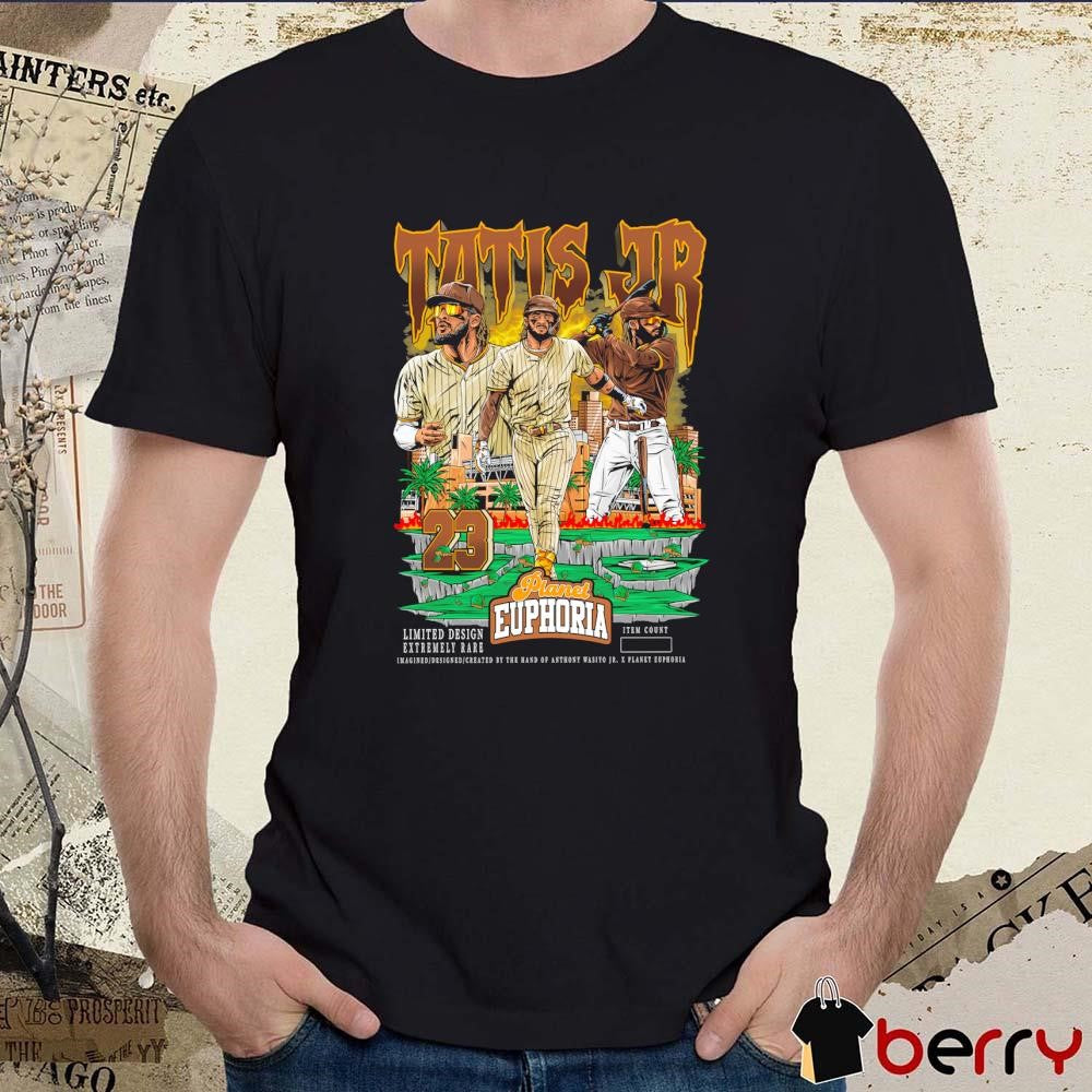 Fernando Tatis San Diego Padres MLB Baseball V2 Planet Euphoria Painting t-shirt