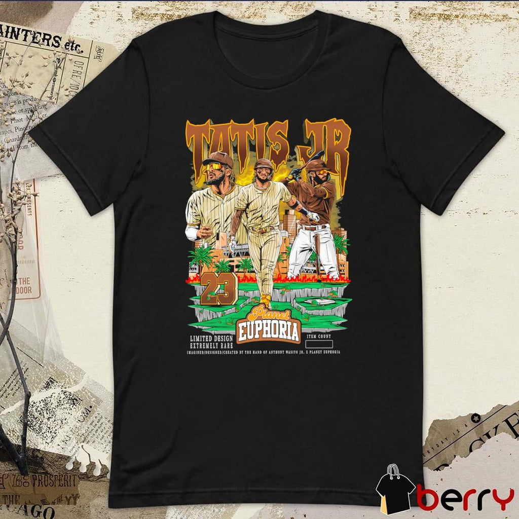 Fernando Tatis San Diego Padres MLB Baseball V2 Planet Euphoria Painting t-shirt