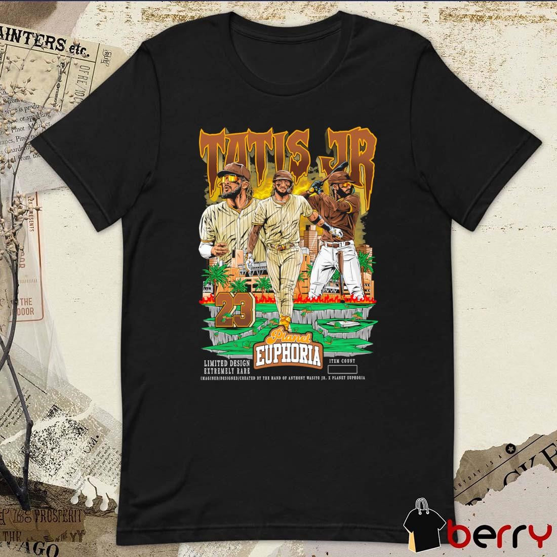 Fernando Tatis San Diego Padres MLB Baseball V2 Planet Euphoria Painting t-shirt