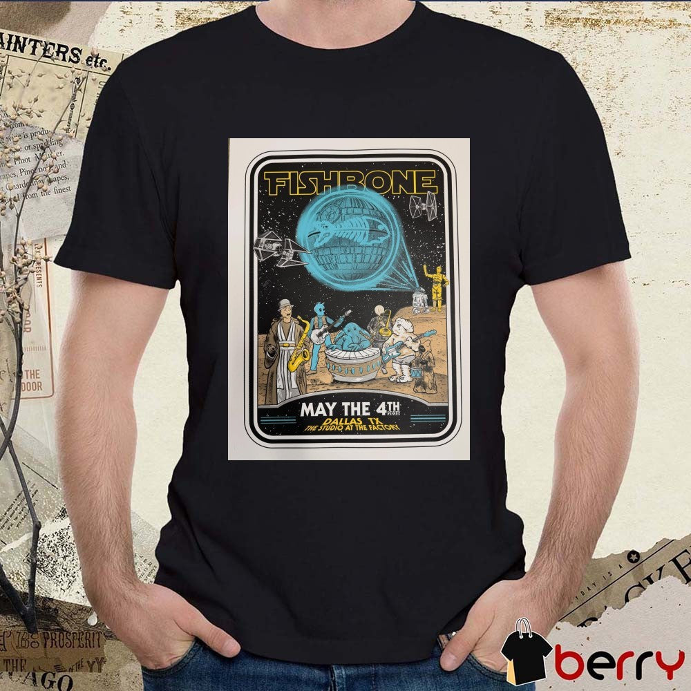 Fishbone May The 4Th 2026 Dallas TX The Studio At The Factory Poster t-shirt