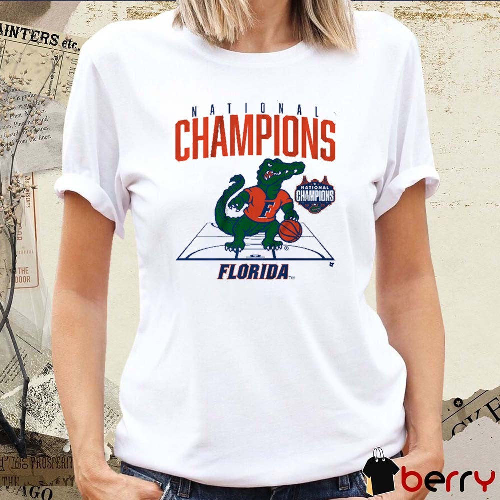 Florida Gators Basketball 2025 NCAA Men’s Basketball National Champions Mascot Win Houston Cougars t-shirt