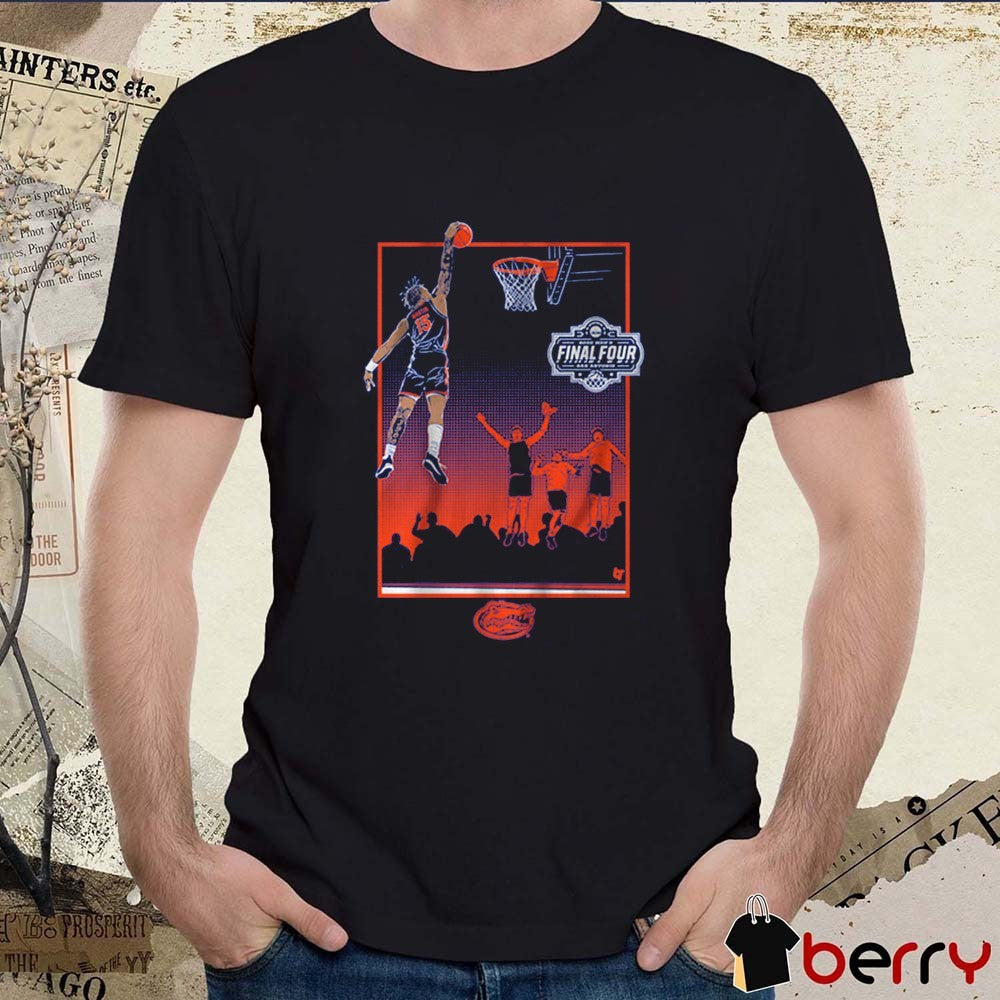 Florida Gators Basketball Alijah Martin Dunk Final Four 2025 t-shirt