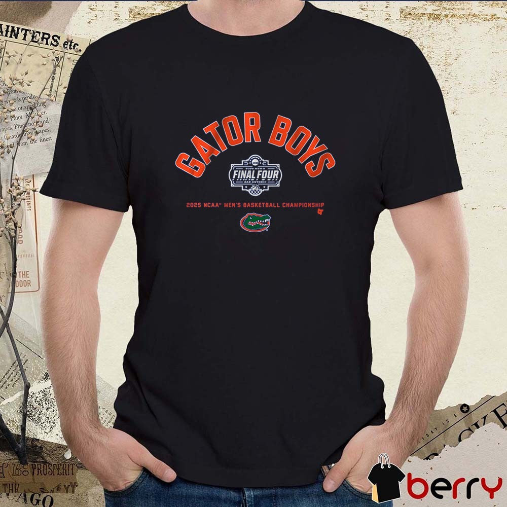 Florida Gators Gator Boys Final Four 2025 NCAA Men’s Basketball Championship t-shirt