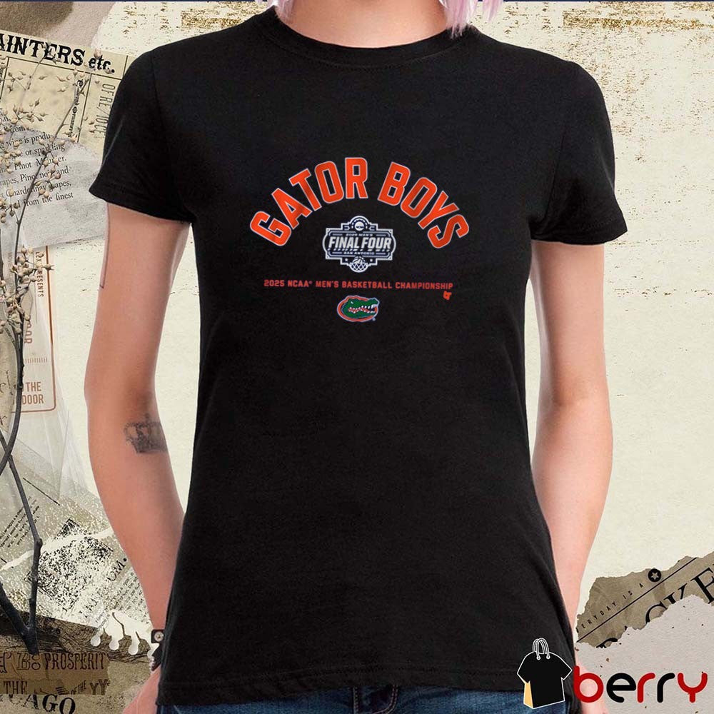 Florida Gators Gator Boys Final Four 2025 NCAA Men’s Basketball Championship t-shirt