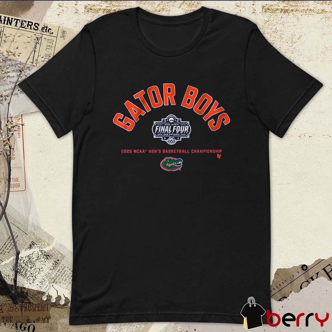 Florida Gators Gator Boys Final Four 2025 NCAA Men’s Basketball Championship t-shirt
