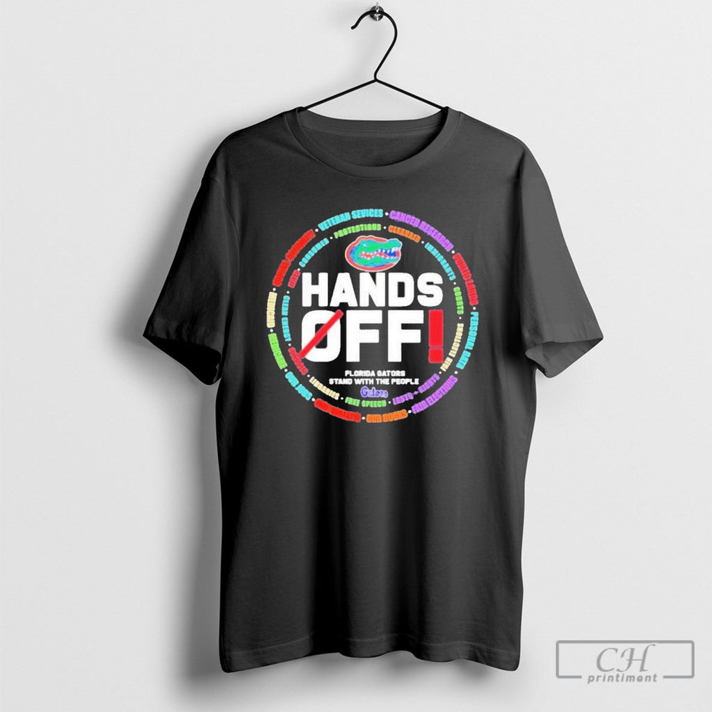 Official Florida Gators Logo Hands Off Seattle Mariners Stand With The People Shirt Sweater Tee